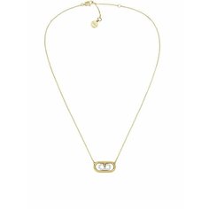 Колье FURLA, кристалл, золотой, серебряный
