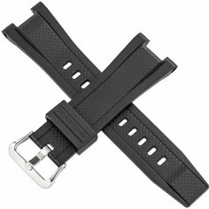 Ремень чёрный матовый пластик Casio GST-S300-1A