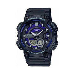 Наручные часы CASIO, синий, черный
