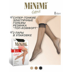 Гольфы MiNiMi, 8 den, 6 шт., размер 0, nero