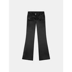 Брюки клеш DIESEL P-Steel, размер 46, black