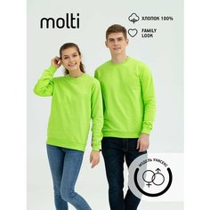 Свитшот molti, размер S, , зеленый