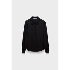 Блуза FRENKEN pure oversized top, размер 42, черный