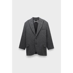 Пальто FRENKEN blazer coat, размер 42, серый