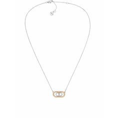Колье FURLA, кристалл, серебряный