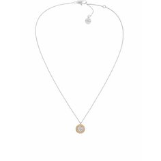 Колье FURLA, кристалл, серебряный