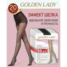 Колготки Golden Lady Vita, 20 den, 10 шт., размер 3, nero