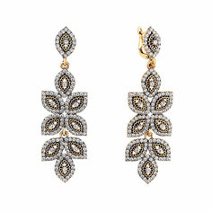 Серьги с подвесками Эстет