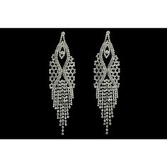 Серьги Эстет, серебряный