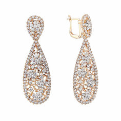 Серьги с подвесками Эстет, золотой