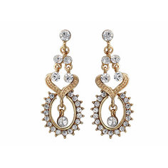 Серьги с подвесками Эстет, золотой