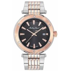 Наручные часы Mathey-Tissot, золотой, белый, серебряный