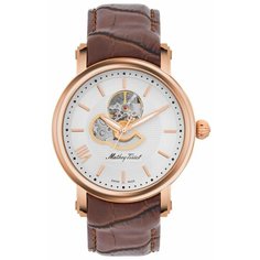 Наручные часы Mathey-Tissot Mathy, золотой, коричневый