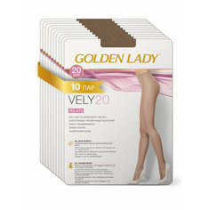 Колготки Golden Lady VELY, 20 den, 10 шт., размер 3, melon