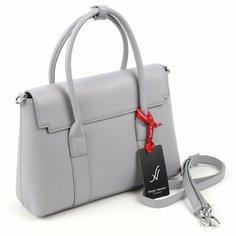 Сумка тоут Sergio Valentini, фактура гладкая, светло-фиолетовый