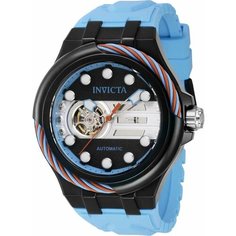 Наручные часы INVICTA Bolt, черный, серебряный, голубой