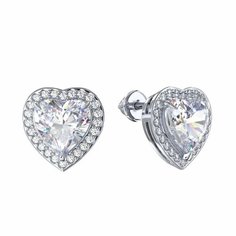 Серьги пусеты Яхонт, серебро, 925 проба, фианит, , бесцветный