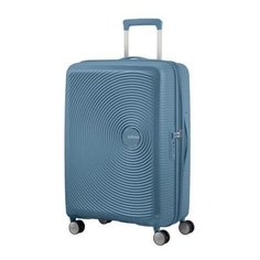 Чемодан American Tourister, 81 л, размер M, синий