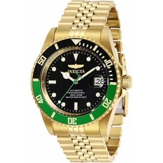 Наручные часы INVICTA Pro Diver, черный, золотой