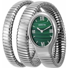 Наручные часы INVICTA, серебряный, зеленый