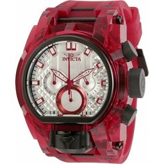 Наручные часы INVICTA, серебряный, красный