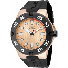 Наручные часы INVICTA, черный, золотой