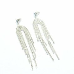 Серьги с подвесками Silver WINGS, фианит, серебряный