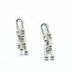 Серьги с подвесками Silver WINGS, серебряный