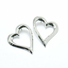 Серьги пусеты Silver WINGS, серебряный
