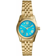 Наручные часы MICHAEL KORS, голубой, золотой