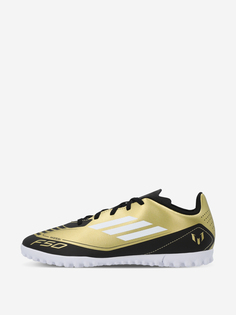 Бутсы для мальчиков adidas F50 Club TF J Messi, Золотой