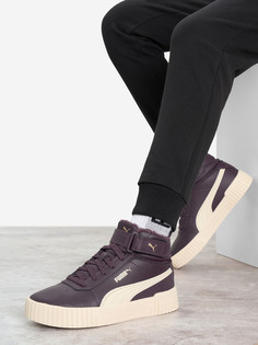 Кеды утепленные для девочек PUMA Carina 2.0 Mid WTR Jr, Фиолетовый