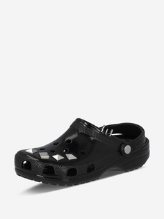 Сабо женские Crocs Classic Studded Clog, Черный