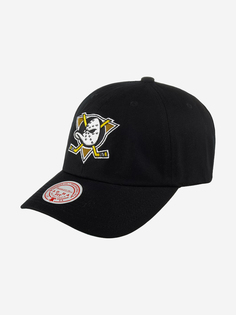 Бейсболка MITCHELL NESS HLUX5369-ADUYYPPPBLCK Anaheim Ducks NHL (черный), Черный Mitchell&Ness