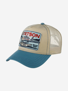 Бейсболка с сеточкой STETSON 7761117 TRUCKER CAP RESCUE TEAM (бежевый), Бежевый