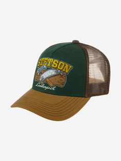 Бейсболка с сеточкой STETSON 7761131 TRUCKER CAP LUMBERJACK (коричневый), Коричневый
