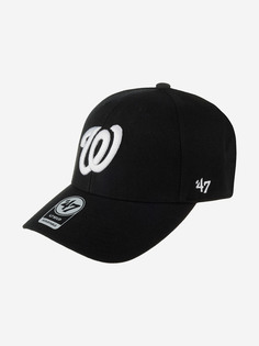 Бейсболка 47 BRAND B-MVP15WBV-BK Washington Nationals MLB (черный), Черный 47