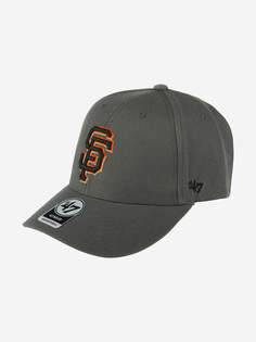 Бейсболка 47 BRAND B-MVP22WBV-CC San Francisco Giants MLB (серый), Серый 47