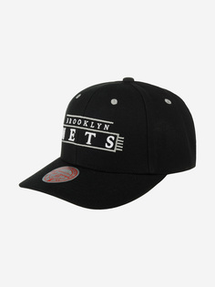 Бейсболка MITCHELL NESS HHSS5351-BNEYYPPPBLCK Brooklyn Nets NBA (черный), Черный Mitchell&Ness