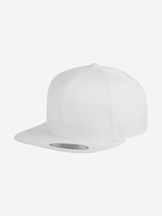 Бейсболка с прямым козырьком FLEXFIT 6089M (белый), Белый
