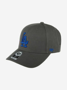 Бейсболка 47 BRAND B-MVP12WBV-CCR Los Angeles Dodgers MLB (серый), Серый 47