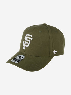 Бейсболка 47 BRAND B-MVP22WBV-SW San Francisco Giants MLB (оливковый), Мультицвет 47