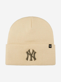 Шапка с отворотом 47 BRAND B-HYMKR17ACE New York Yankees MLB (белый), Белый 47