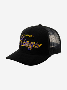 Бейсболка с сеточкой MITCHELL NESS HHSS6006-LAKYYPPPBLCK Los Angeles Kings NHL (черный), Черный Mitchell&Ness