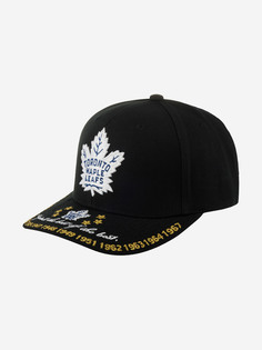 Бейсболка MITCHELL NESS HHSS6564-TMLYYPPPBLCK Toronto Maple Leafs NHL (черный), Черный Mitchell&Ness