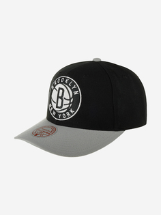 Бейсболка MITCHELL NESS 6HSSSH21399-BNEBKGY Brooklyn Nets NBA (черный), Черный Mitchell&Ness