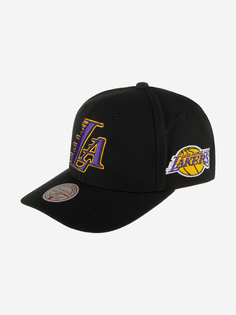 Бейсболка MITCHELL NESS HHSS6580-LALYYPPPBLCK Los Angeles Lakers NBA (черный), Черный Mitchell&Ness