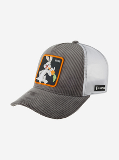 Бейсболка с сеточкой CAPSLAB CL/LOO8/1/CT/BUG6 Looney Tunes Bugs Bunny (серый), Серый Capslab®