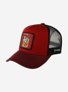 Бейсболка с сеточкой CAPSLAB CL4/1/CT/OLD Premium Old fashioned (малиновый), Мультицвет Capslab®