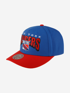 Бейсболка MITCHELL NESS HHSS6643-NYAYYPPPBLUE New York Rangers NHL (синий), Синий Mitchell&Ness